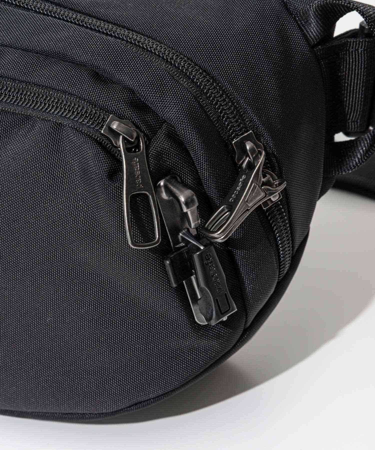 パックセーフ pacsafe 60141130 ボディバッグ Vibe 100 hip pack メンズ バック 盗難防止 クロスボディ （ブラック） ブラック