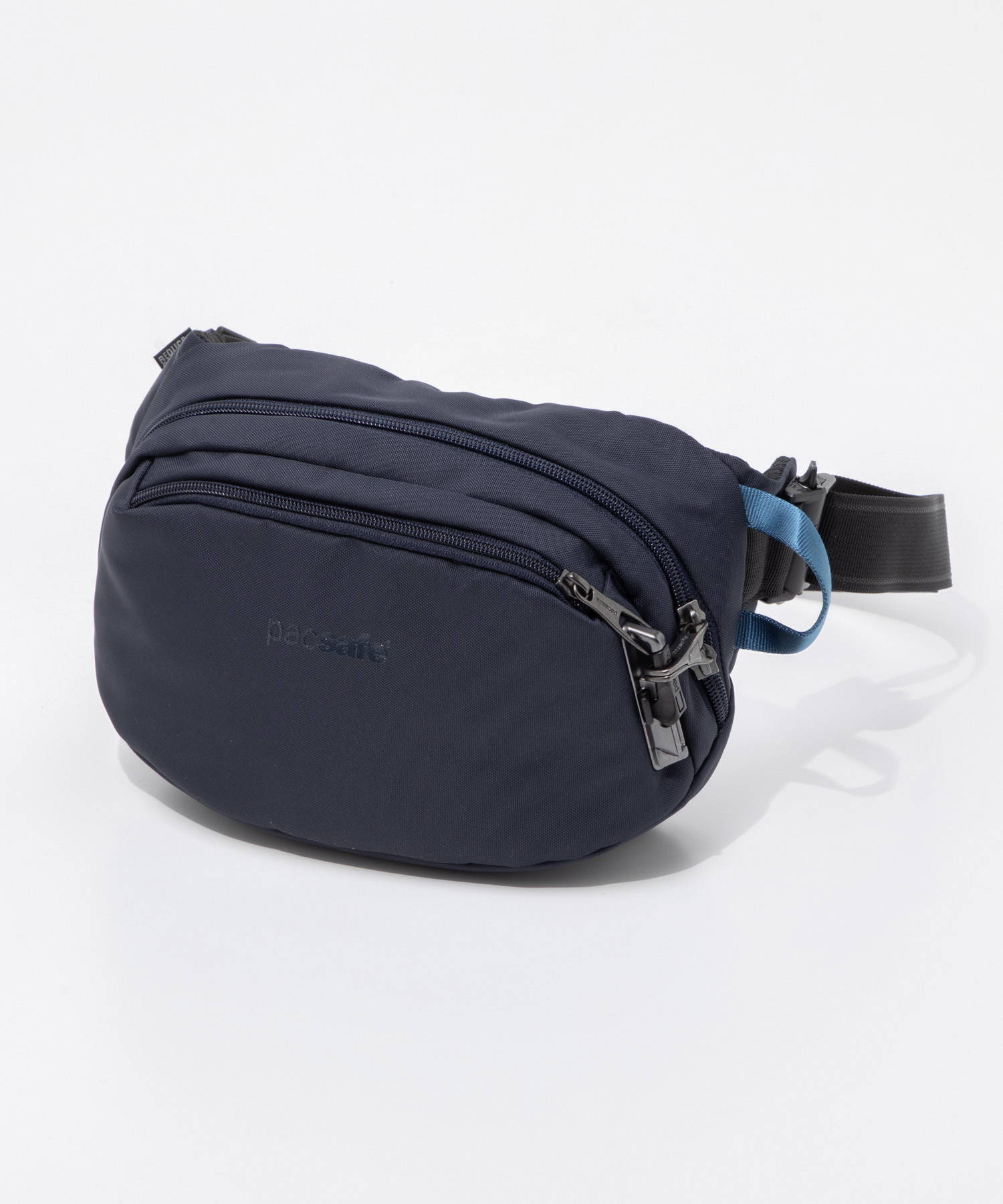 パックセーフ pacsafe パックセーフ PACSAFE 60141130 ボディバッグ Vibe 100 hip pack メンズ バック 盗難防止 クロスボディ ヒップパック 斜め掛け カジュアル シンプ （OCEAN/オーシャン） OCEAN/オーシャン