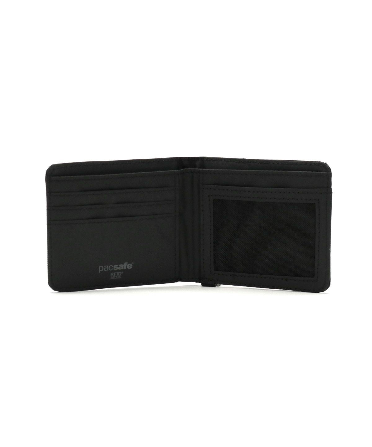 パックセーフ pacsafe パックセーフ 三つ折り財布 pacsafe RFIDバイフォールドウォレット 財布 三つ折り財布 ミニ財布 小銭入れなし スキミング防止 軽量 （ブラック） ブラック