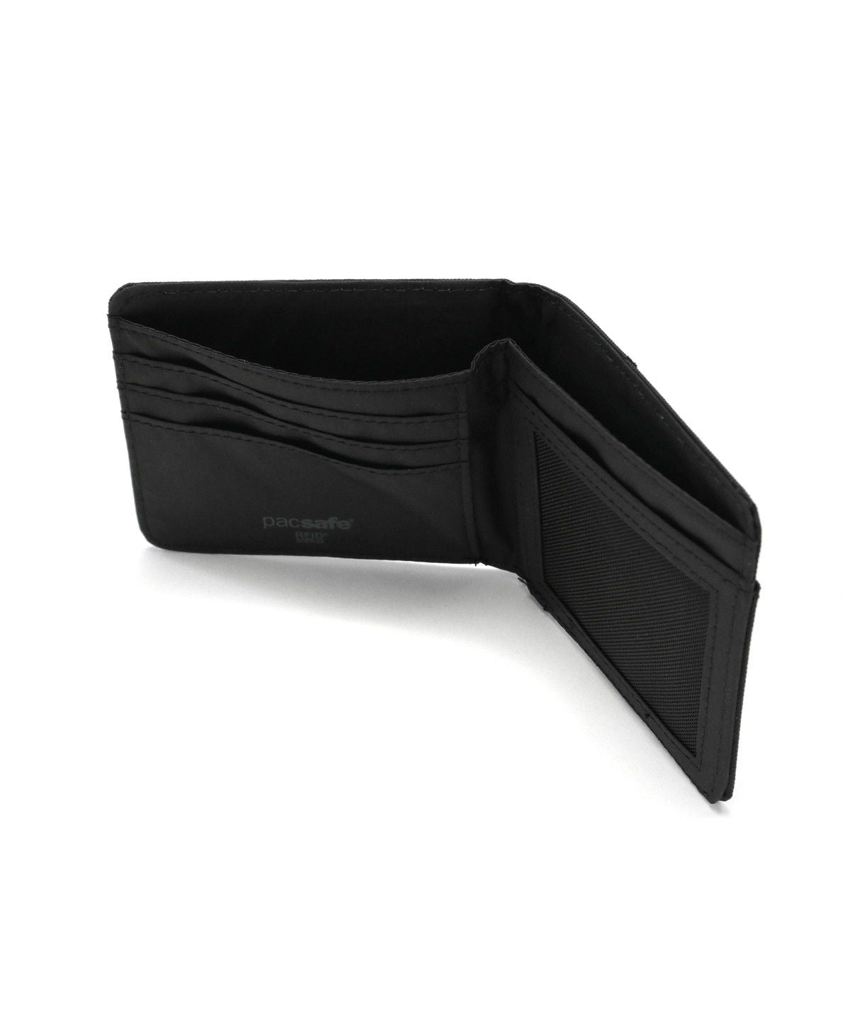 パックセーフ pacsafe パックセーフ 三つ折り財布 pacsafe RFIDバイフォールドウォレット 財布 三つ折り財布 ミニ財布 小銭入れなし スキミング防止 軽量 （ブラック） ブラック