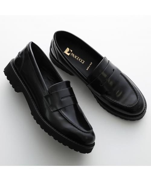 パスクッチ PASCUCCI PASCUCCI コインローファー 3298 レザー 軽量 （NERO/ブラック） NERO/ブラック
