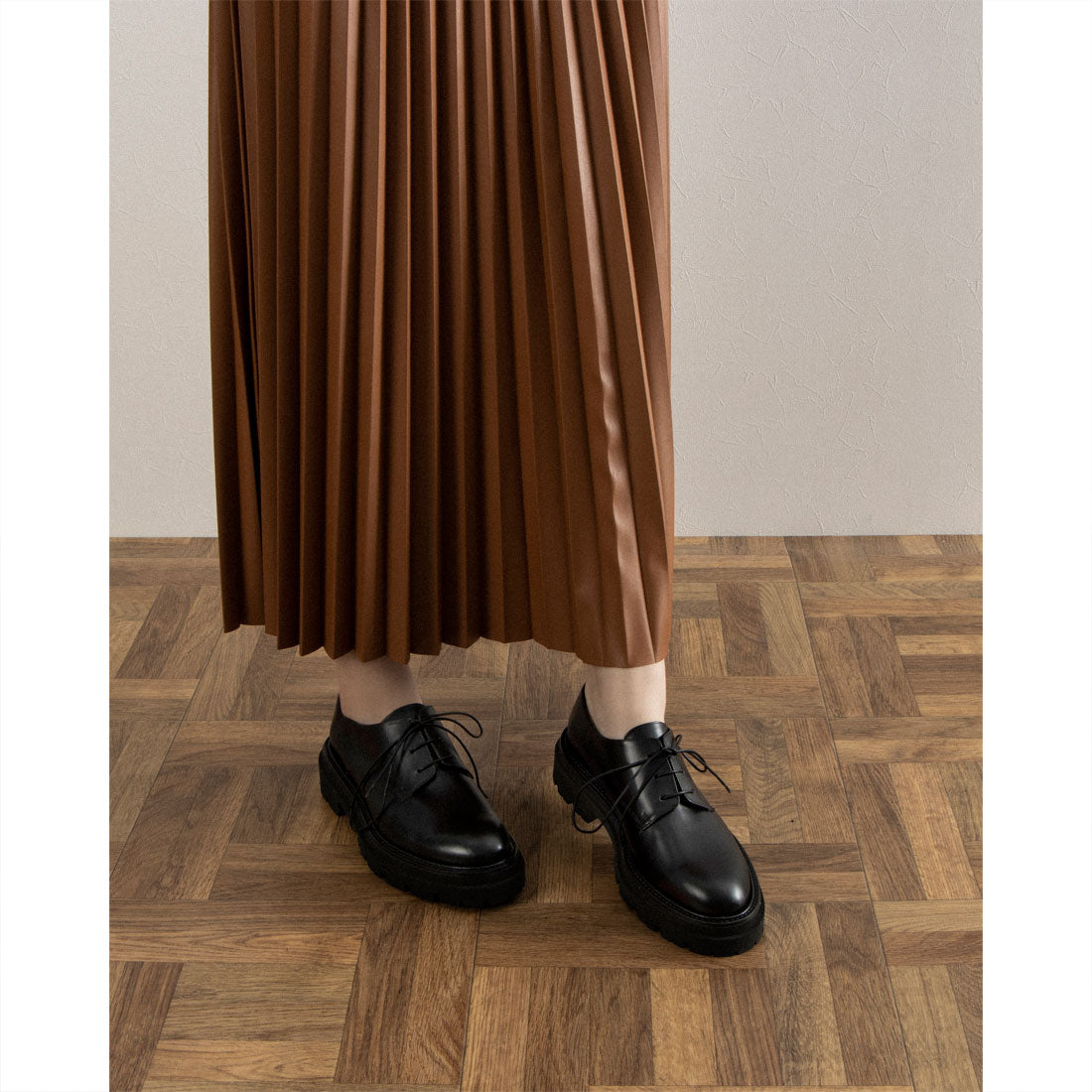 パスクッチ PASCUCCI エクストラライトソールダービーシューズ （BLACK） BLACK