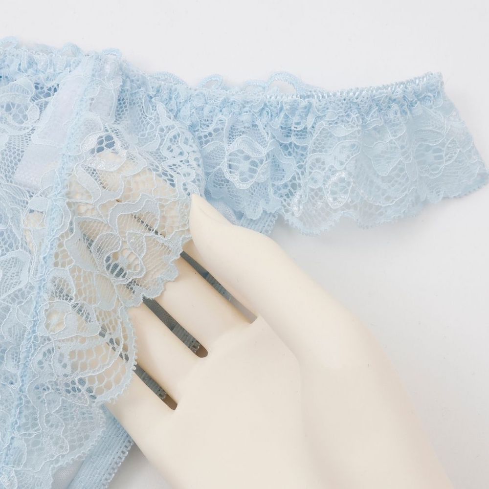 パリーゼ Palissee 【脇高】ロマンティックヘヴンブラ＆バックレースTバック  【返品不可商品】 （ピンク） ピンク