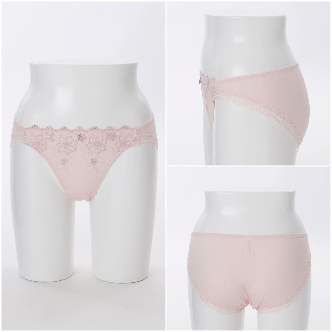 パリーゼ Palissee Passion Flowers   フルバックショーツ【返品不可商品】 （ピンク） ピンク