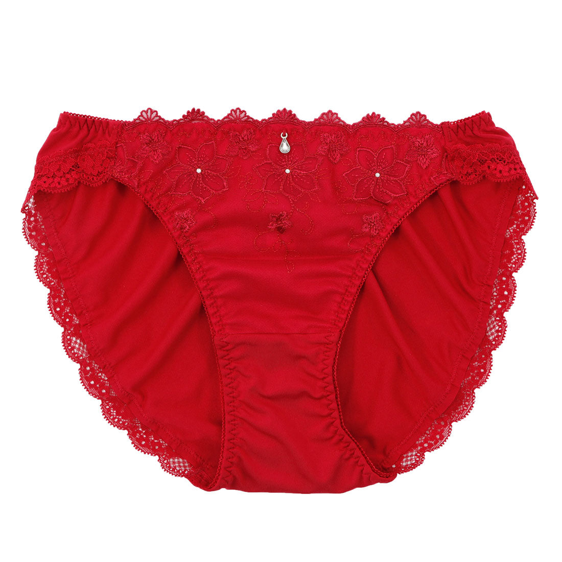パリーゼ Palissee Passion Flowers   フルバックショーツ【返品不可商品】 （レッド） レッド