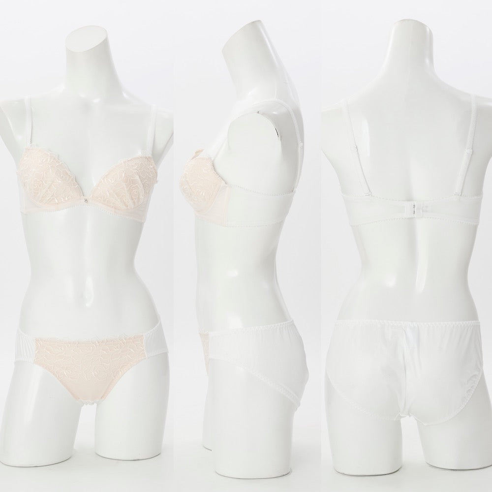 パリーゼ Palissee リッチブルーム3/4カップブラ＆ショーツ 【返品不可商品】