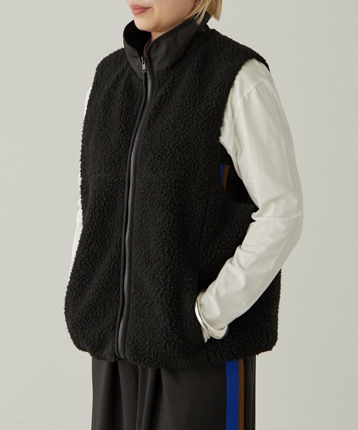パル PAL 【earthy_】ボアベスト （black） black
