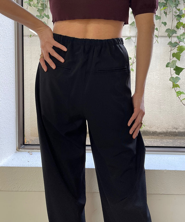 パル PAL 【Pasterip】Cozy set up pants （black） black