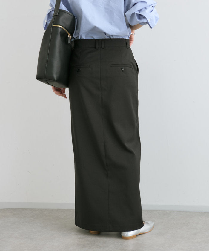 パル PAL 【RIVE DROITE】ラップスラックススカート （gray） gray