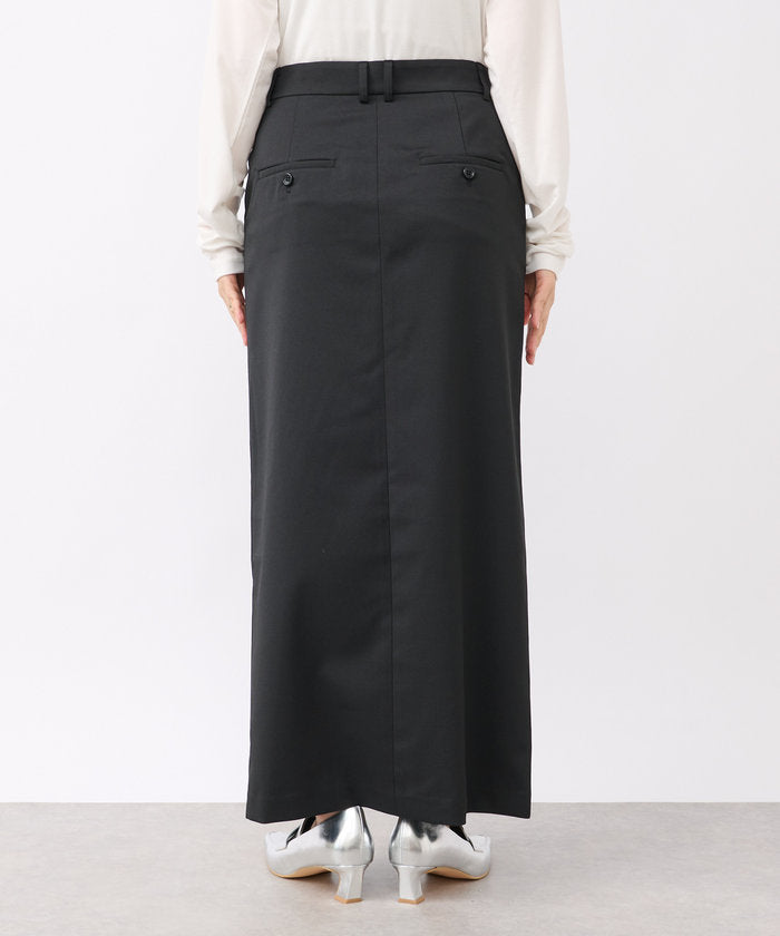 パル PAL 【RIVE DROITE】ラップスラックススカート （gray） gray