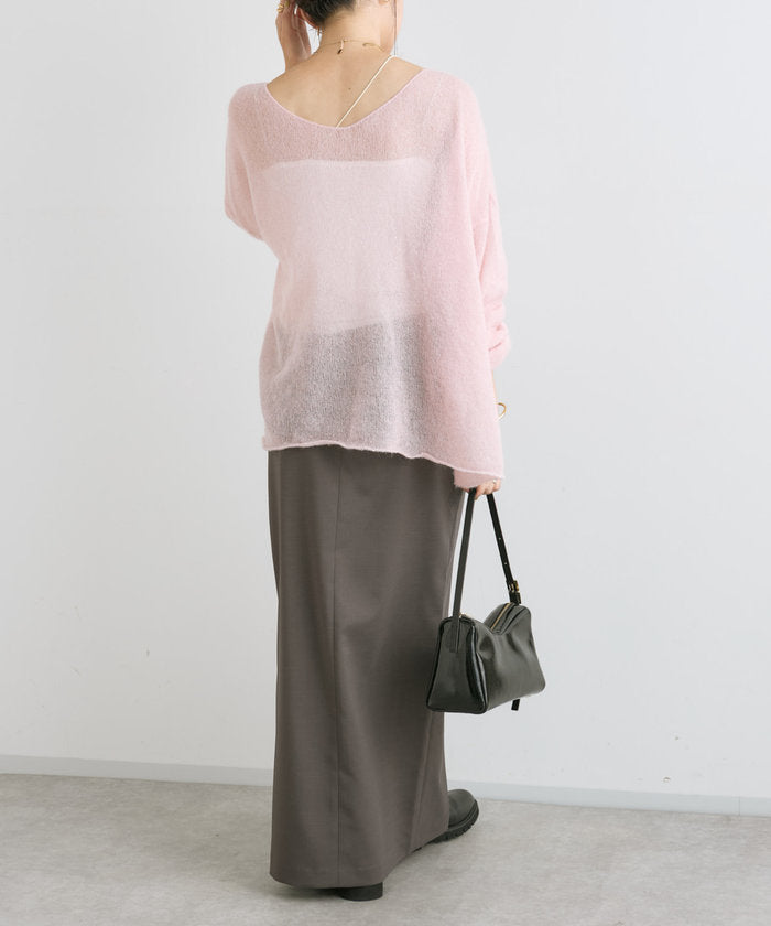 パル PAL 【RIVE DROITE】ラップスラックススカート （gray） gray