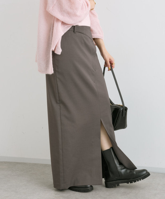 パル PAL 【RIVE DROITE】ラップスラックススカート （gray） gray