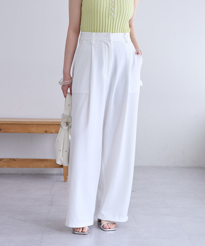 パル PAL 【mystic】ペインタースラックス （offwhite） offwhite
