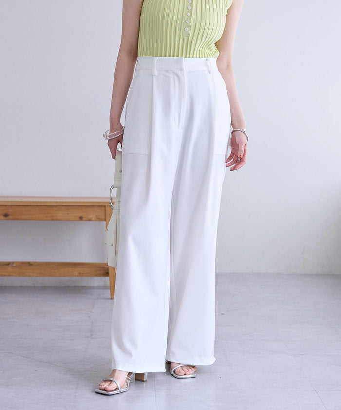パル PAL 【mystic】ペインタースラックス （offwhite） offwhite