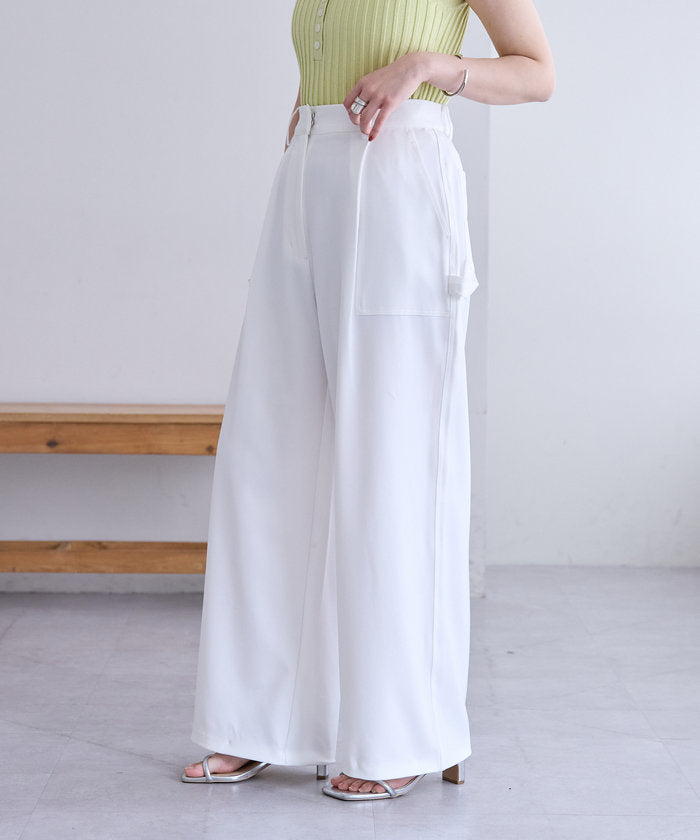 パル PAL 【mystic】ペインタースラックス （offwhite） offwhite