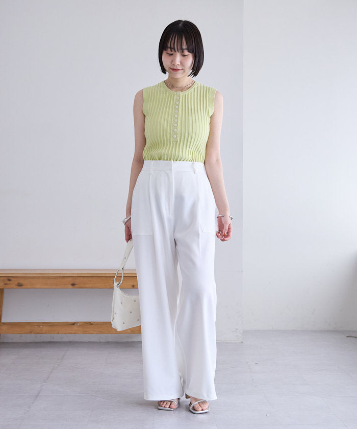 パル PAL 【mystic】ペインタースラックス （offwhite） offwhite