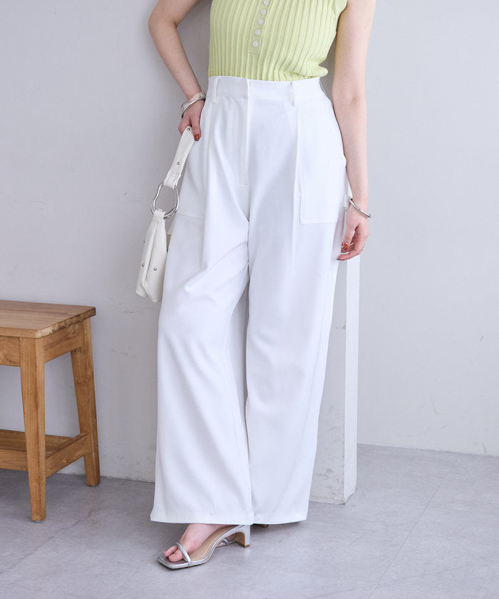 パル PAL 【mystic】ペインタースラックス （offwhite） offwhite
