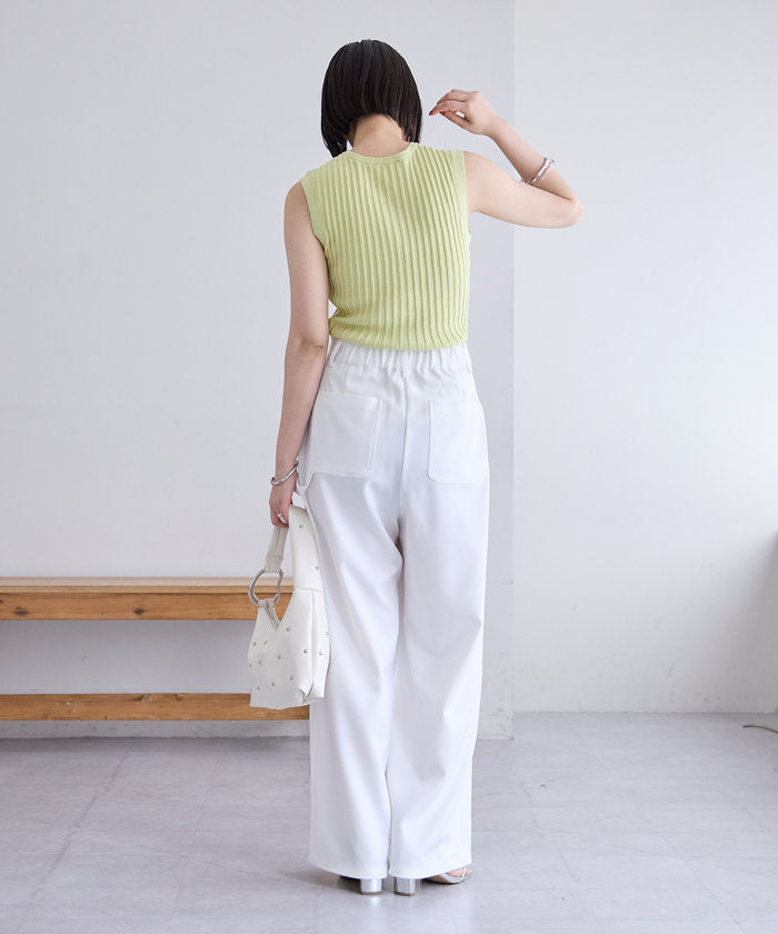 パル PAL 【mystic】ペインタースラックス （offwhite） offwhite