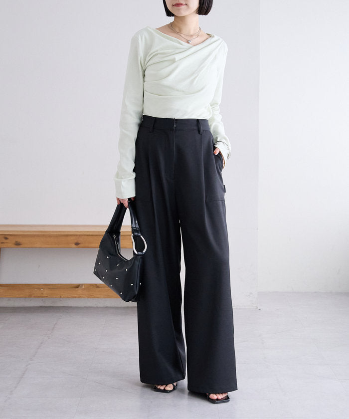パル PAL 【mystic】ペインタースラックス （offwhite） offwhite