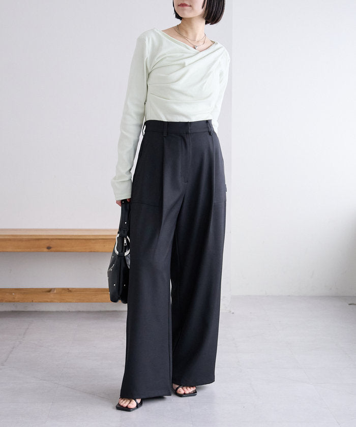 パル PAL 【mystic】ペインタースラックス （offwhite） offwhite