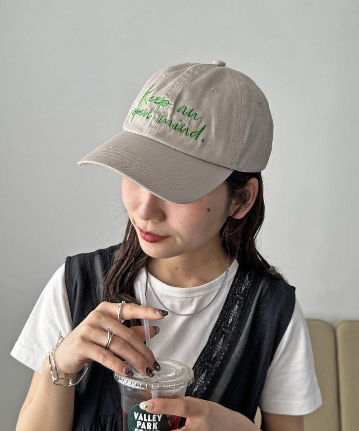 パル PAL 【Discoat】グラフィティロゴ刺繍キャップ （beige） beige