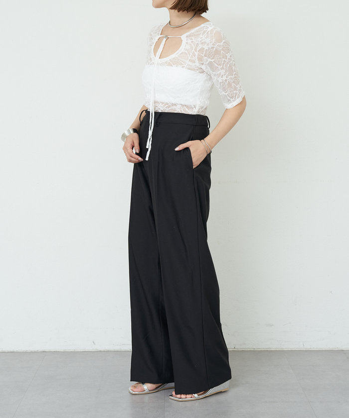 パル PAL 【SHENERY】2WAYレーストップス （offwhite） offwhite