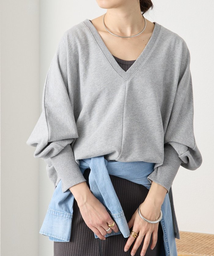 パル PAL 【RIVE DROITE】ドルマンオーバースウェット （gray） gray