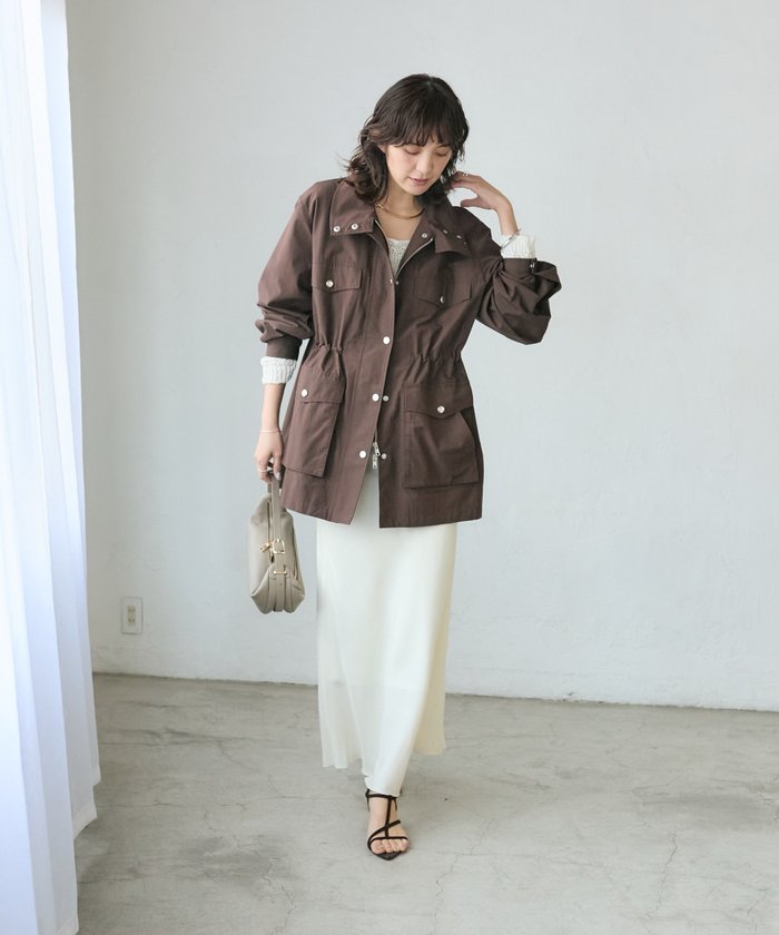 パル PAL 【RIVE DROITE】スタンドワークジャケット （brown） brown