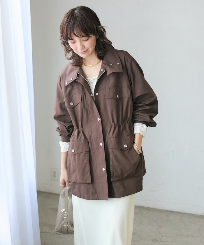 パル PAL 【RIVE DROITE】スタンドワークジャケット （brown） brown