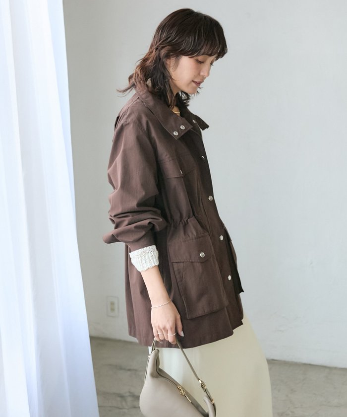 パル PAL 【RIVE DROITE】スタンドワークジャケット （brown） brown