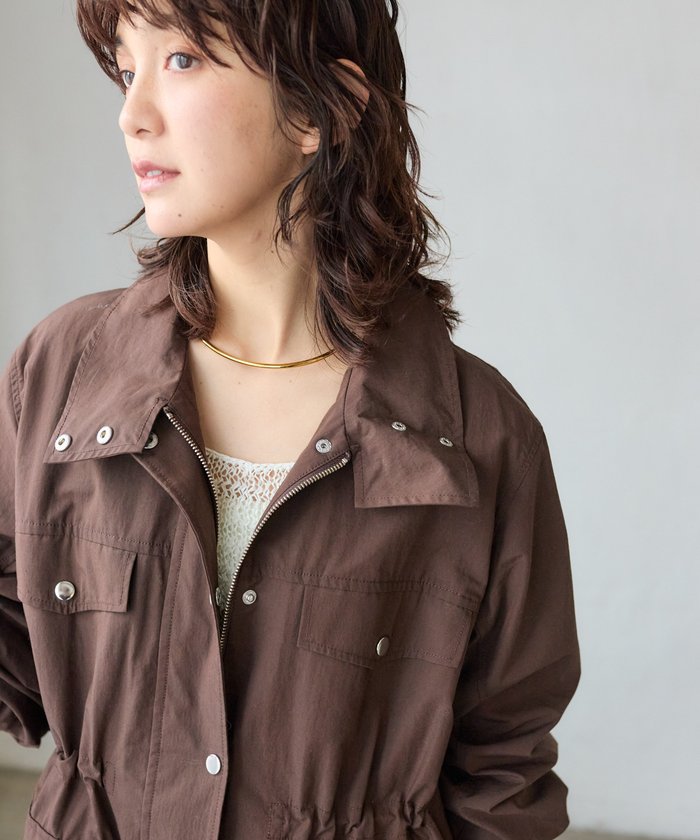 パル PAL 【RIVE DROITE】スタンドワークジャケット （brown） brown