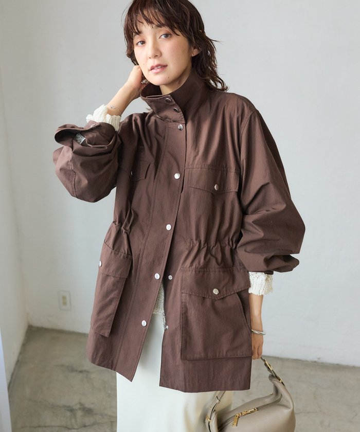 パル PAL 【RIVE DROITE】スタンドワークジャケット （brown） brown