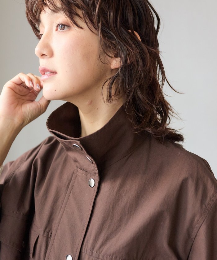 パル PAL 【RIVE DROITE】スタンドワークジャケット （brown） brown
