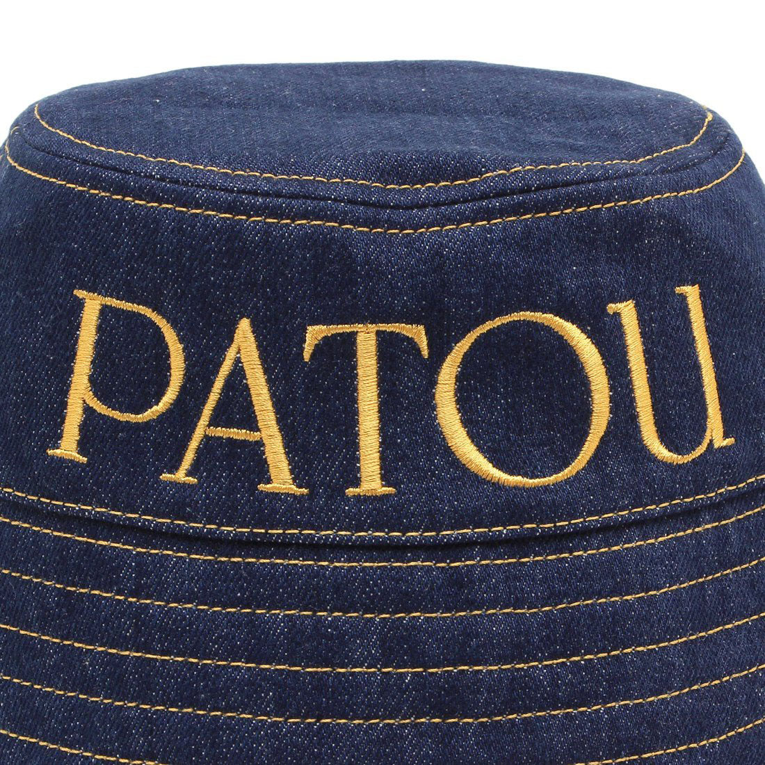 パトゥ PATOU 帽子 バケハ デニム ブルー イエロー レディース PATOU AC0270008 602D （BLUE YELLOW） BLUE YELLOW
