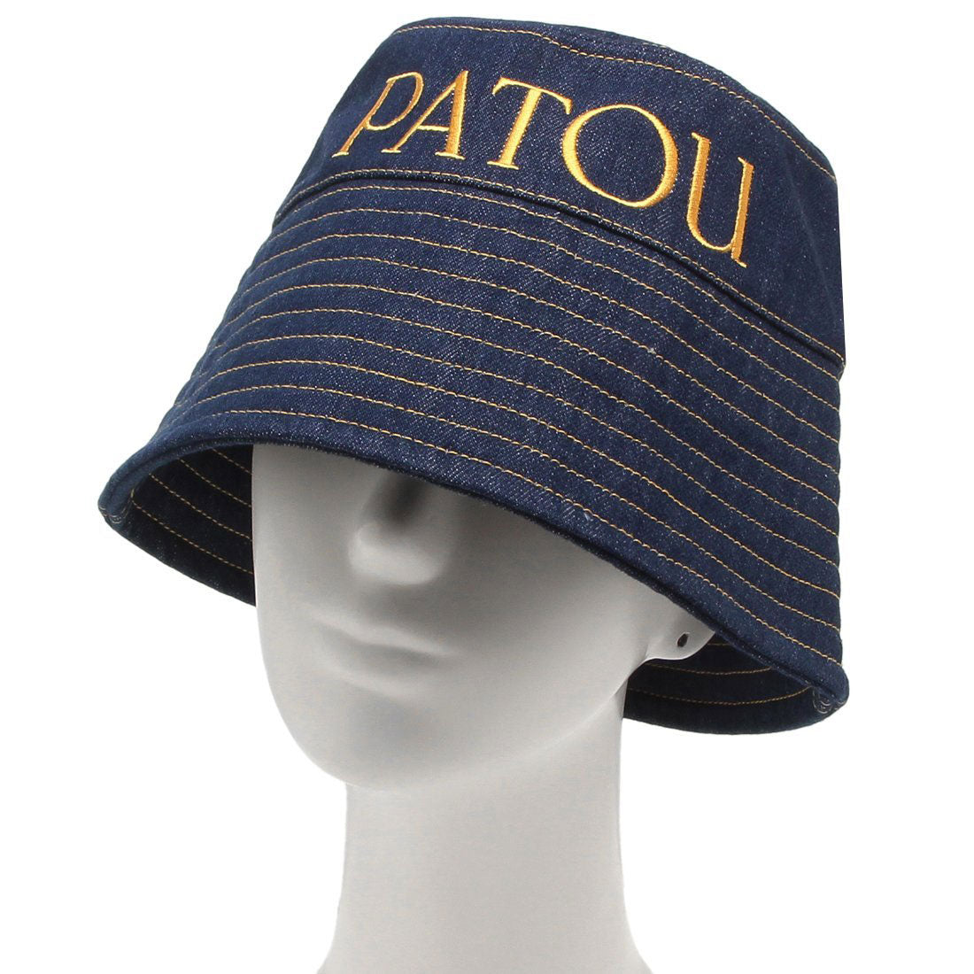 パトゥ PATOU 帽子 バケハ デニム ブルー イエロー レディース PATOU AC0270008 602D （BLUE YELLOW） BLUE YELLOW