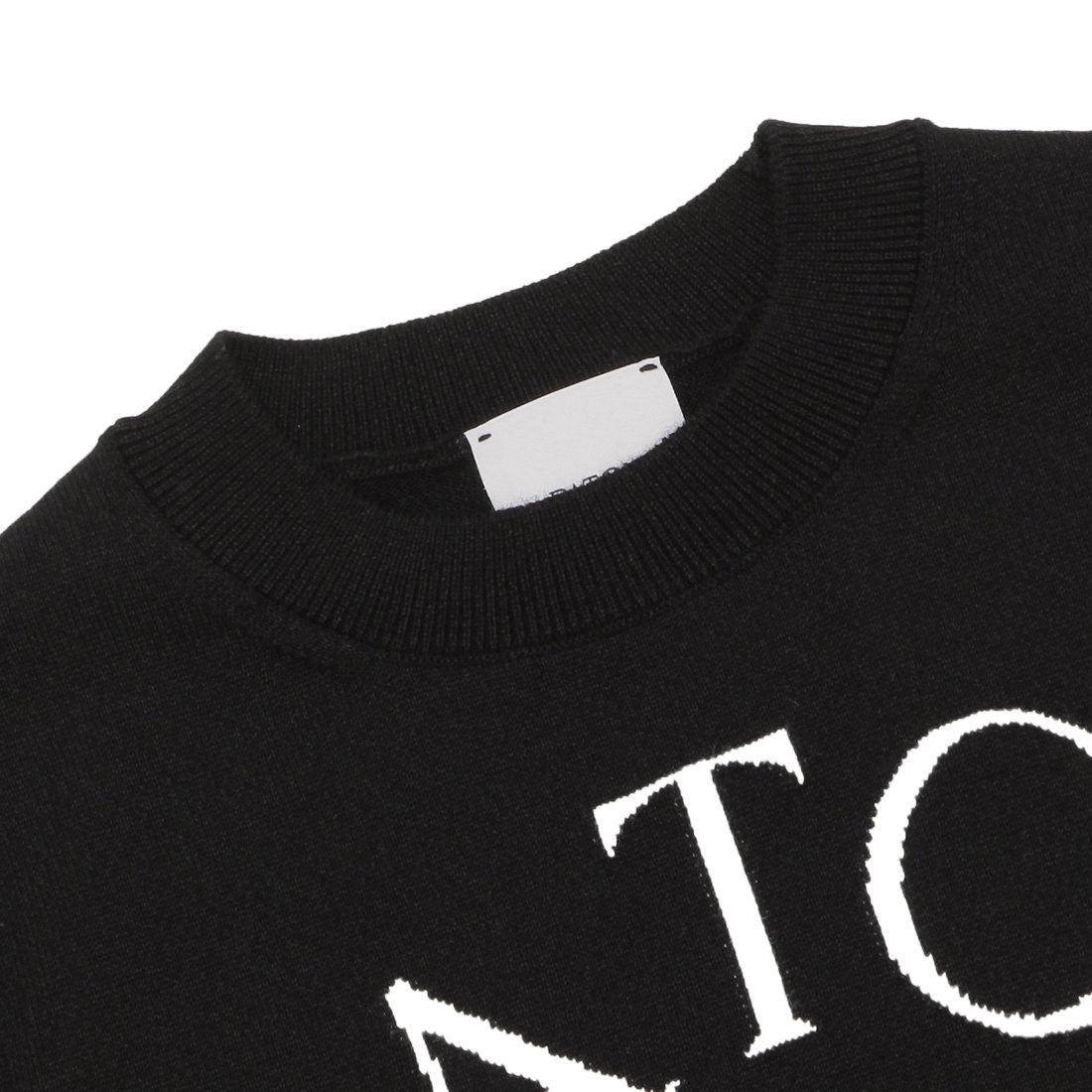 パトゥ PATOU ニット セーター Tシャツ カットソー サマーニット ジャカードニット ブラック レディース PATOU KN0688045 999B （BLACK） BLACK