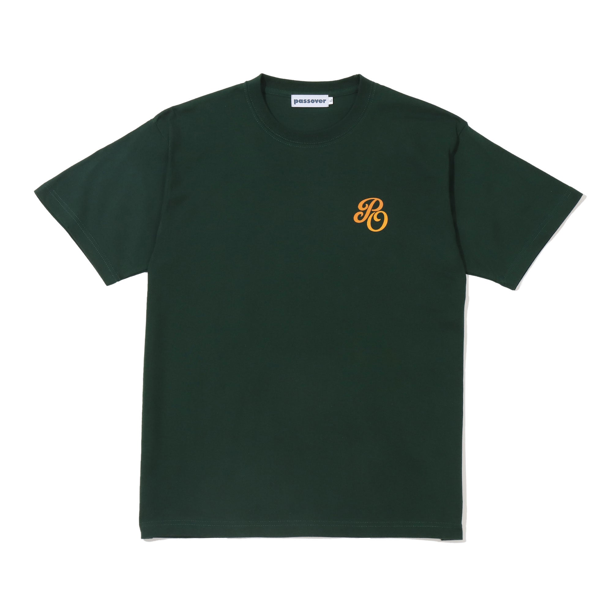 パスオーバー PASSOVER PO TEE （FORESTGREEN/ORANGE-YELLOW） FORESTGREEN/ORANGE-YELLOW