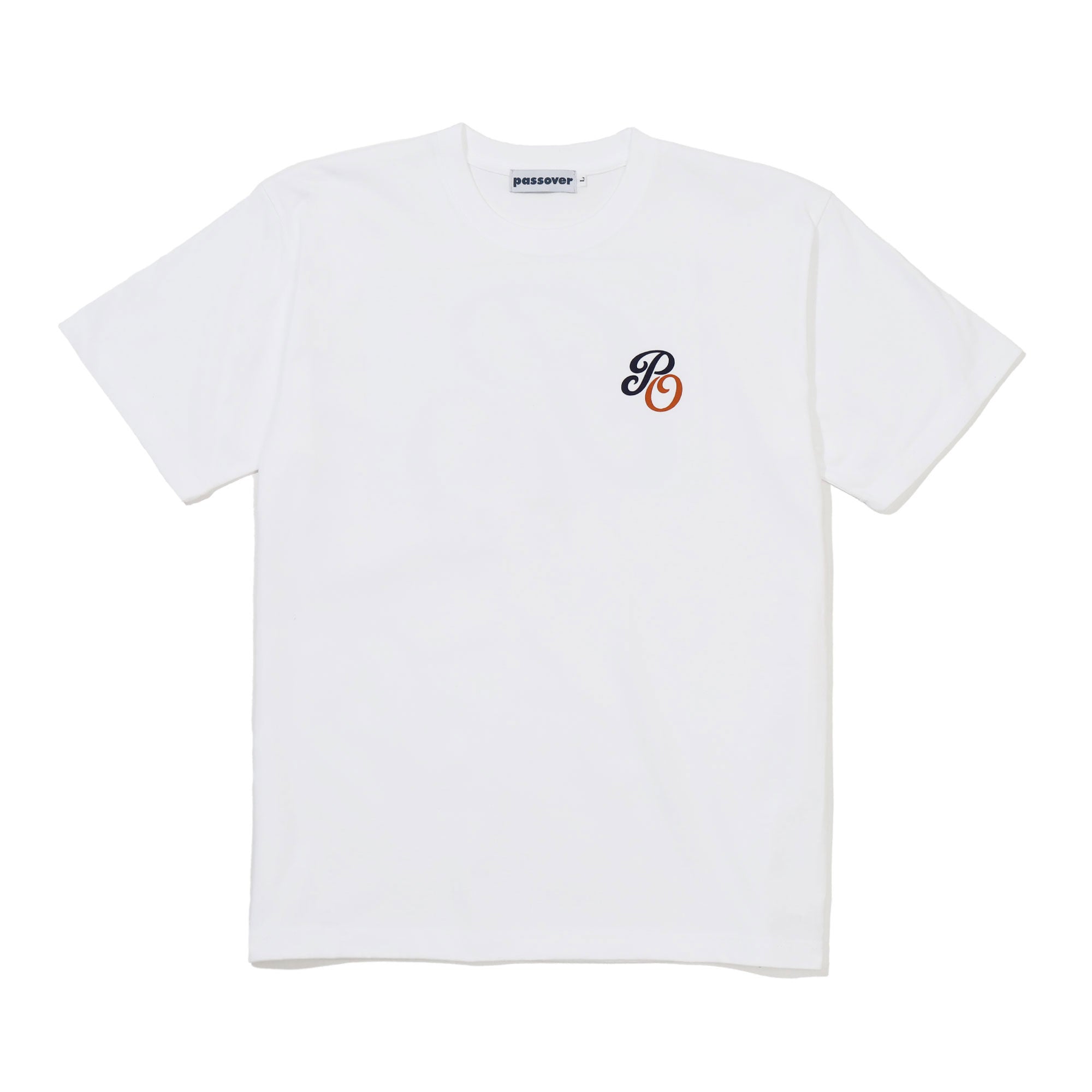 パスオーバー PASSOVER PO TEE （WHITE/NAVY-ORANGE） WHITE/NAVY-ORANGE