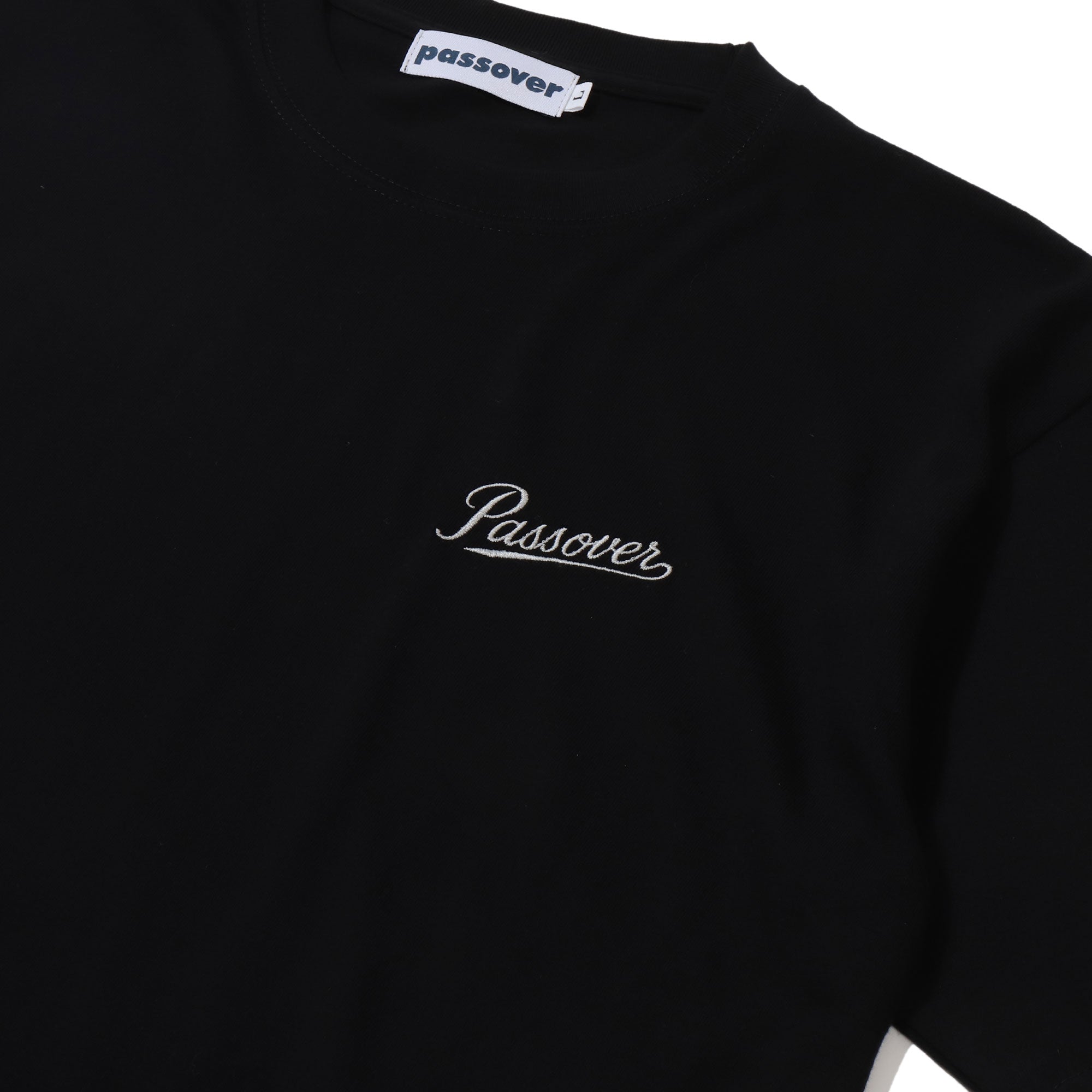 パスオーバー PASSOVER EMB TEE （BLACK/GREY） BLACK/GREY