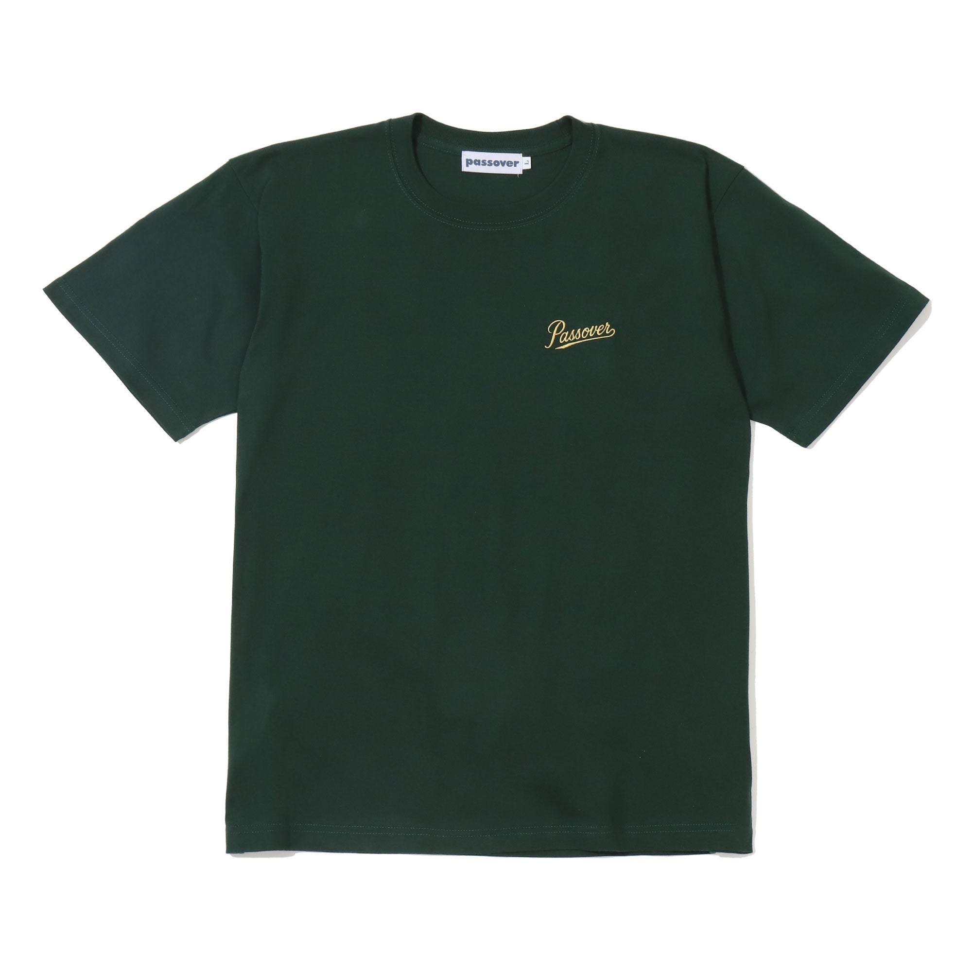 パスオーバー PASSOVER EMB TEE （FORESTGREEN/YELLOW） FORESTGREEN/YELLOW