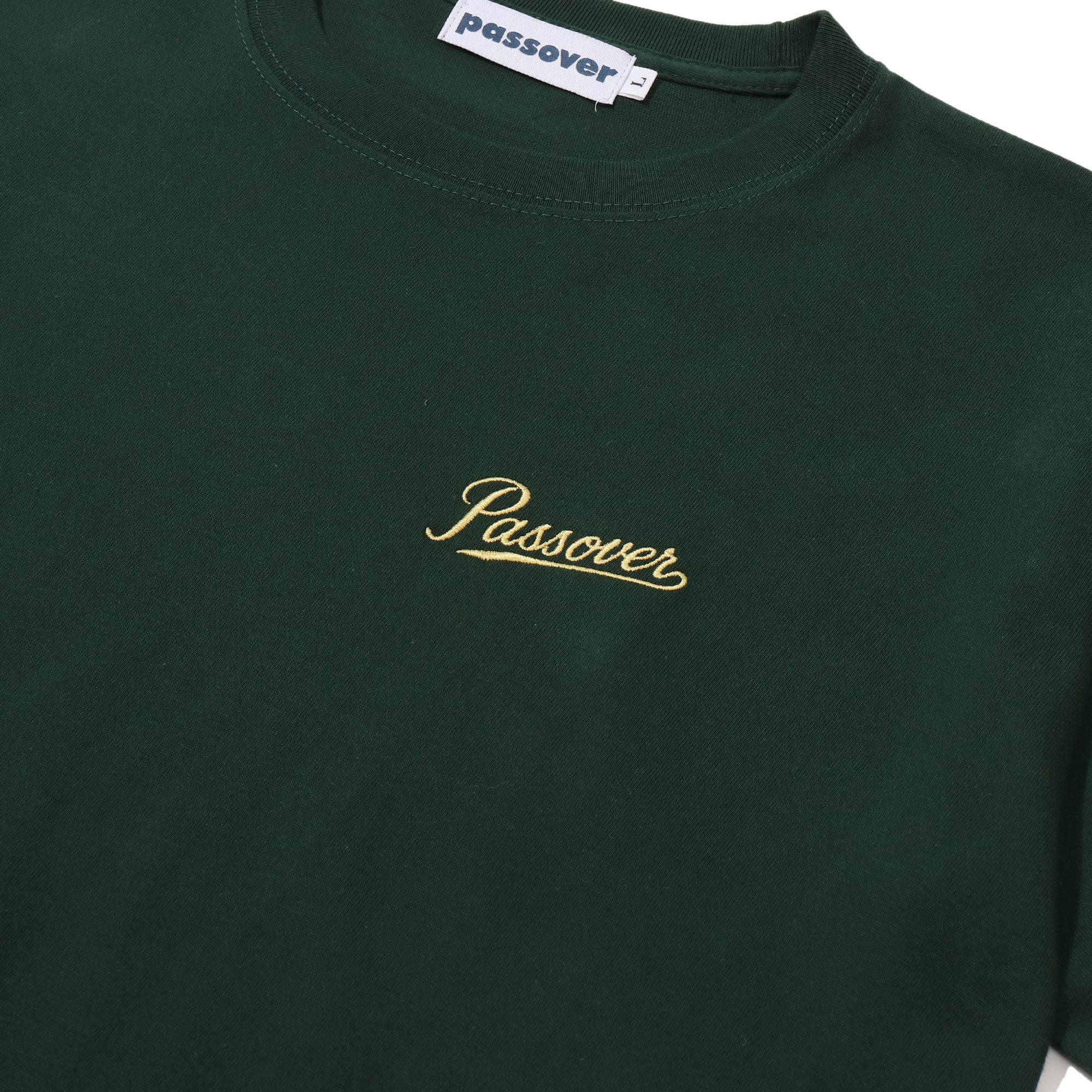 パスオーバー PASSOVER EMB TEE （FORESTGREEN/YELLOW） FORESTGREEN/YELLOW