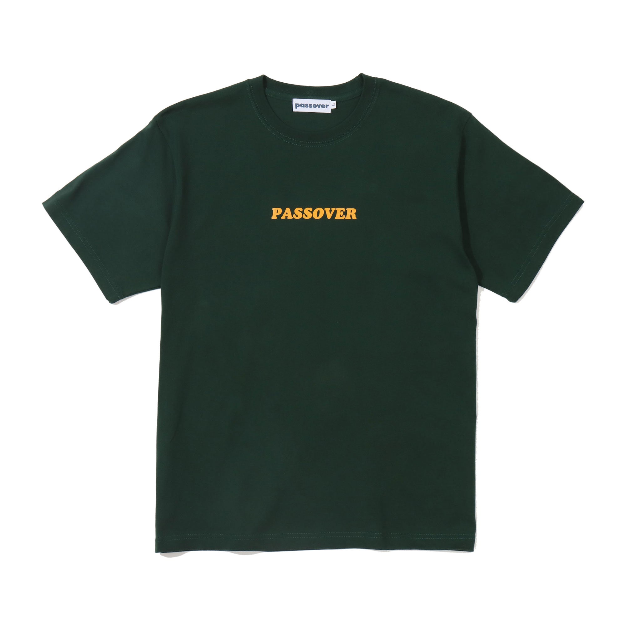 パスオーバー PASSOVER FRONT TEE （FORESTGREEN/YELLOW） FORESTGREEN/YELLOW