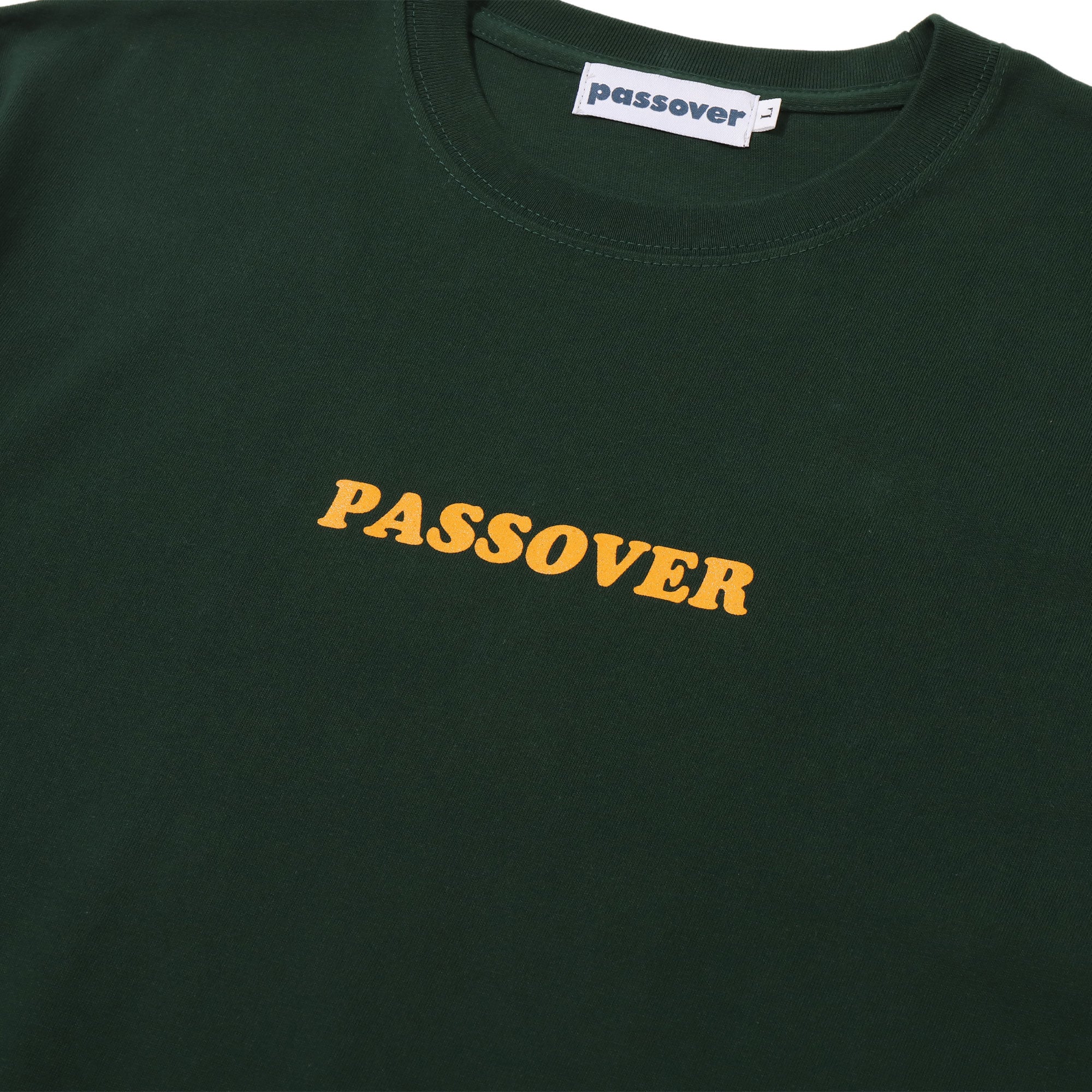 パスオーバー PASSOVER FRONT TEE （FORESTGREEN/YELLOW） FORESTGREEN/YELLOW