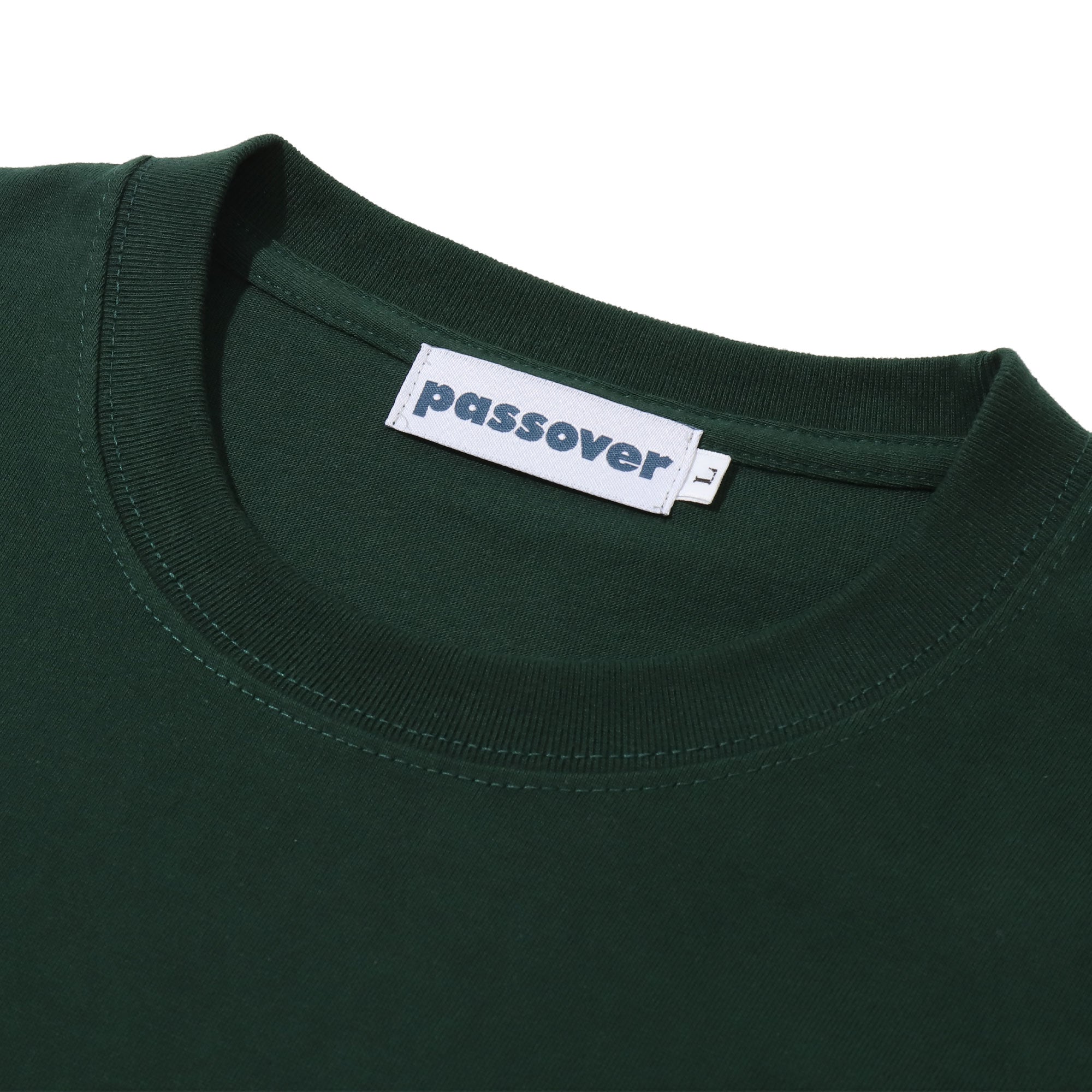 パスオーバー PASSOVER FRONT TEE （FORESTGREEN/YELLOW） FORESTGREEN/YELLOW