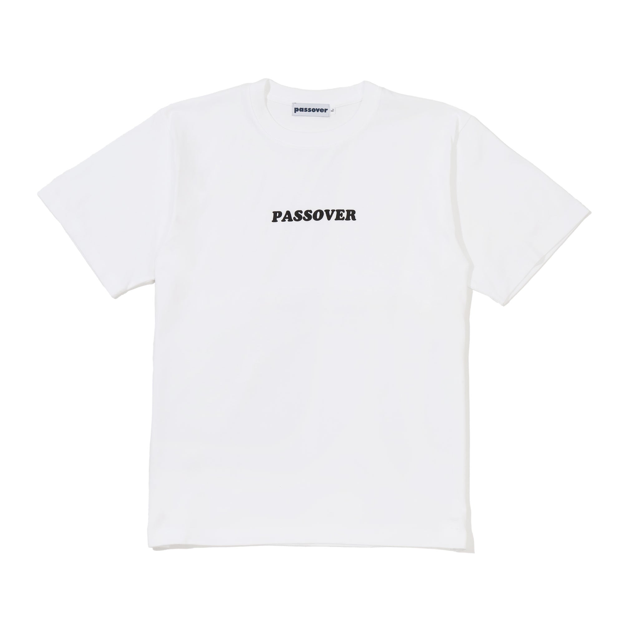 パスオーバー PASSOVER FRONT TEE （WHITE/BLACK） WHITE/BLACK