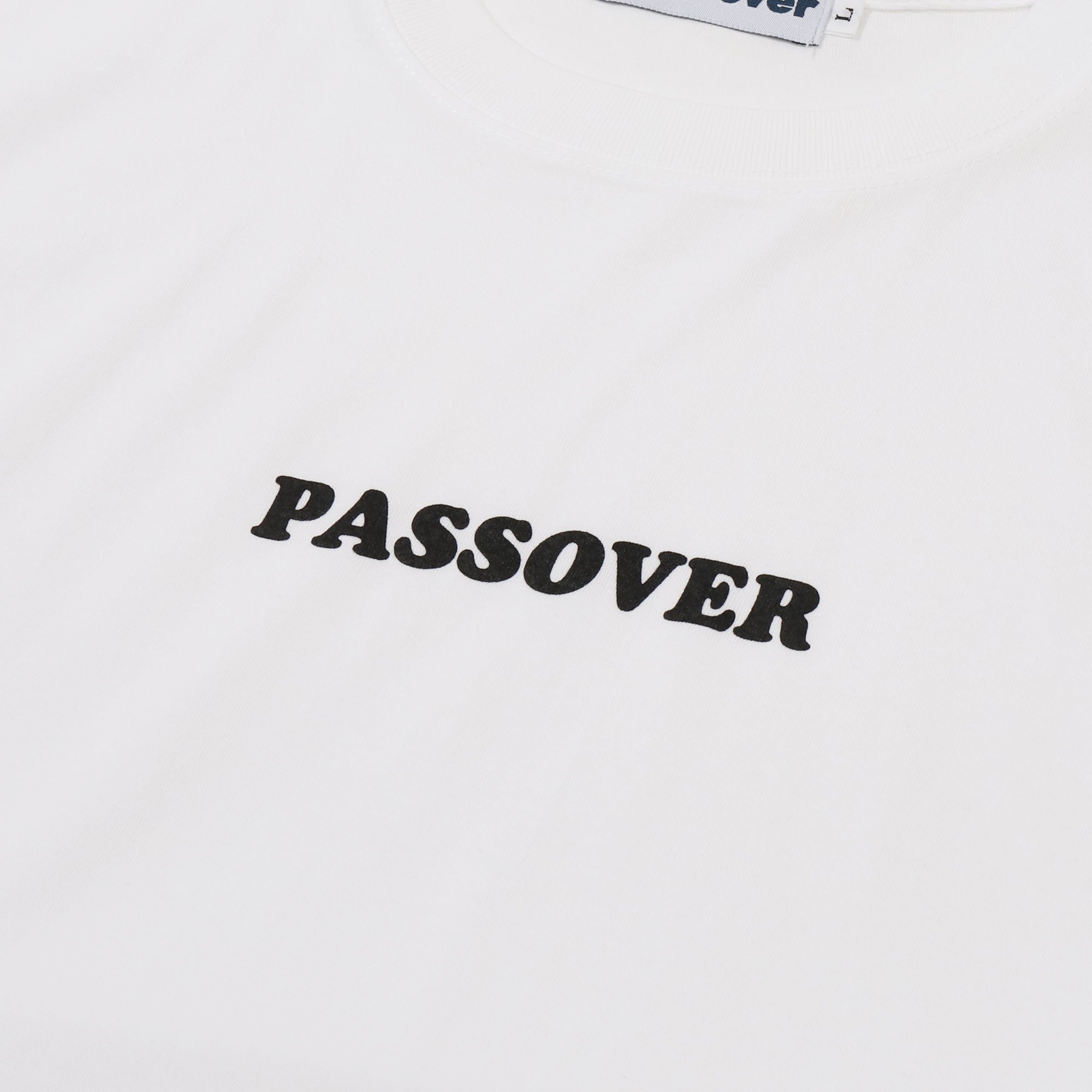 パスオーバー PASSOVER FRONT TEE （WHITE/BLACK） WHITE/BLACK
