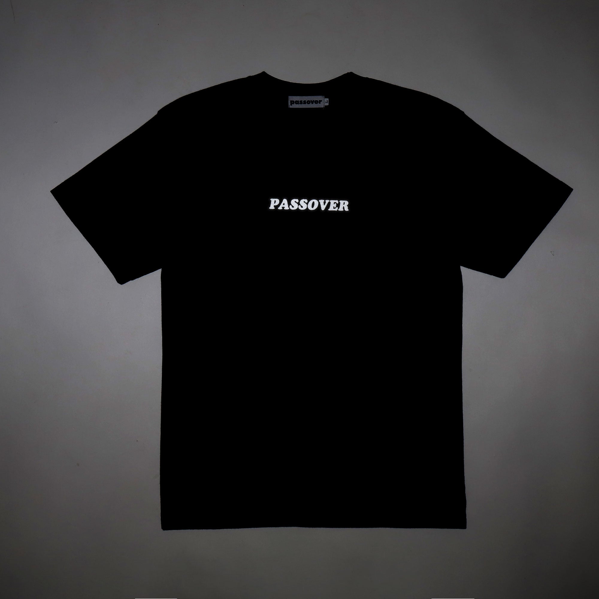 パスオーバー PASSOVER FRONT TEE （BLACK/REFLECT） BLACK/REFLECT