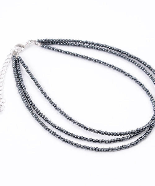 キャバリア CavariA CavariA【キャバリア】トリプルビーズアンクレット