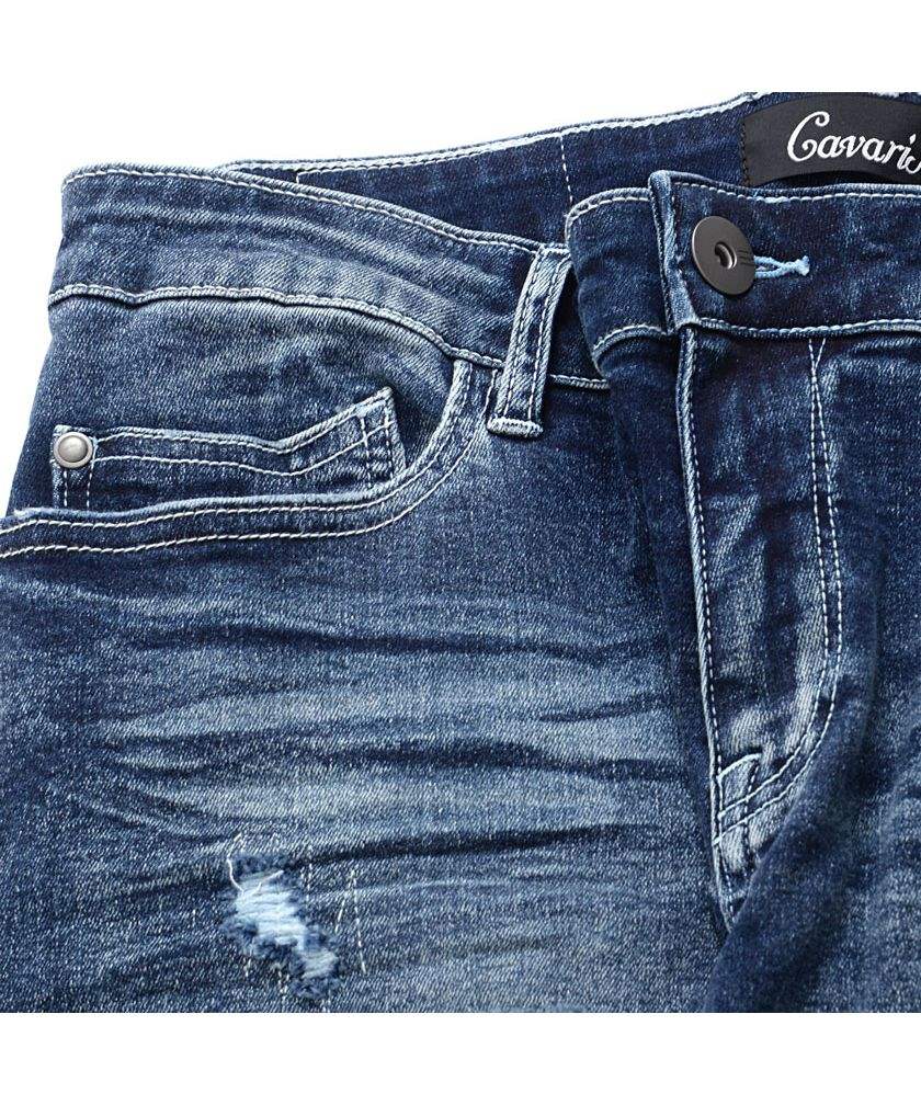 キャバリア CavariA CavariA リペア加工スキニーデニムパンツ
