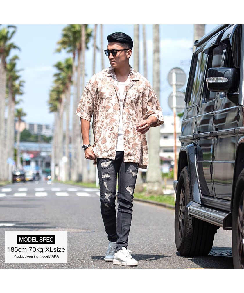 キャバリア CavariA CavariA リペア加工スキニーデニムパンツ